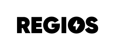 Regios Logo, Farbreduziert